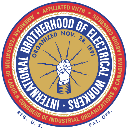 International Brotherhood of Electrical Workers (IBEW) logo