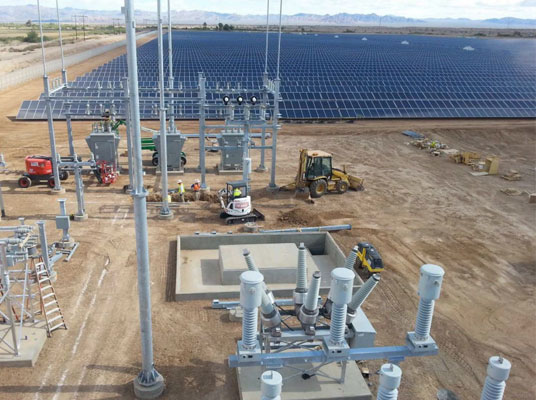 Niland Substation Installation 1